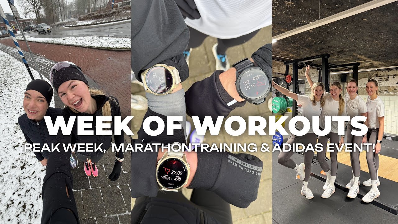 PEAK WEEK, MARATHONTRAINING & EVENT ADIDAS!! 🌟