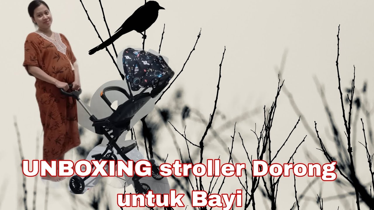 IBU HAMIL UNBOXING dan Merakit stroller Dorong untuk Bayi