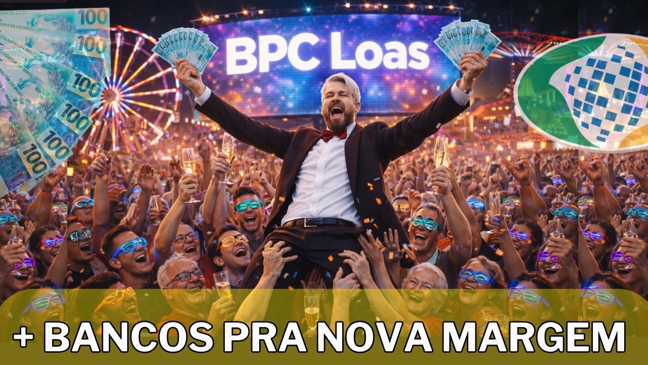 🔴BPC LOAS: J&Aacute; PODE FAZER EMPR&Eacute;STIMO da MARGEM do AUMENTO R$30,90? REPRESENTANTE LEGAL j&aacute; pode?