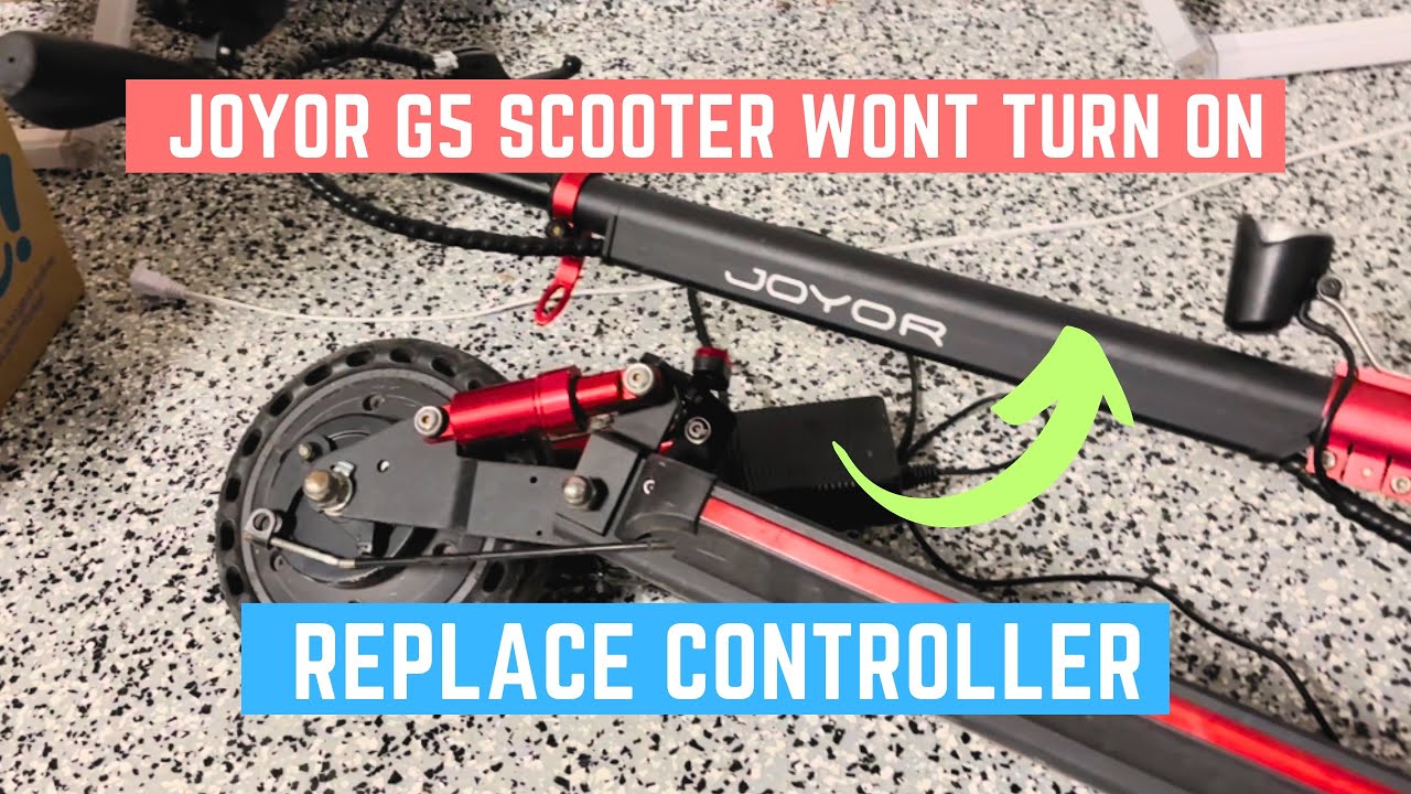 Replacing a 48v Scooter Controller and Display - Joyor G5
