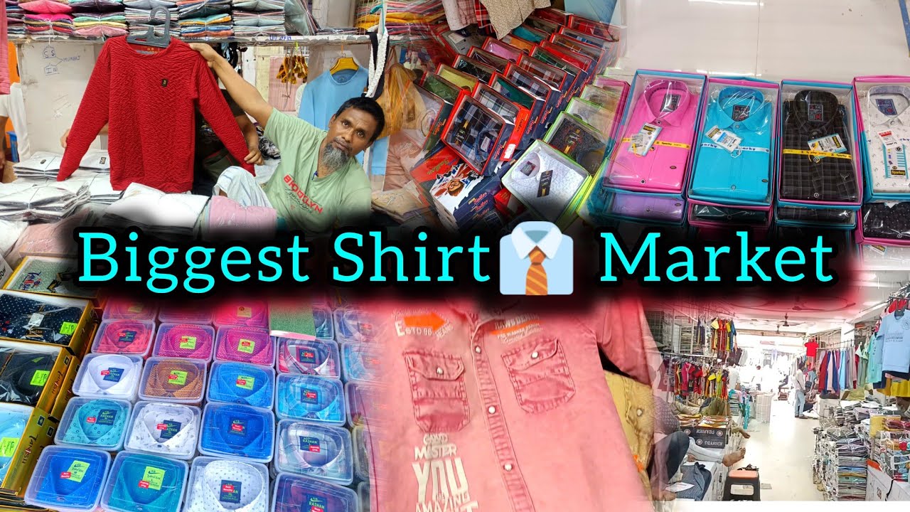 Lowest Shirts👔 Wholesale Market in Kolkata❤(Rimjhim Or Sayad super Haat in Kolkata Metiyabruz)