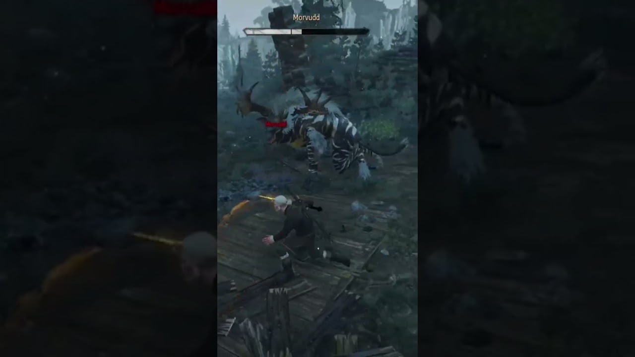 Witcher 3: Dodge and roll for dear life on Morvudd