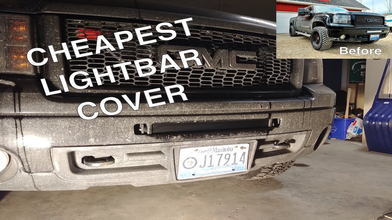 Cheap DIY Light Bar Cover
