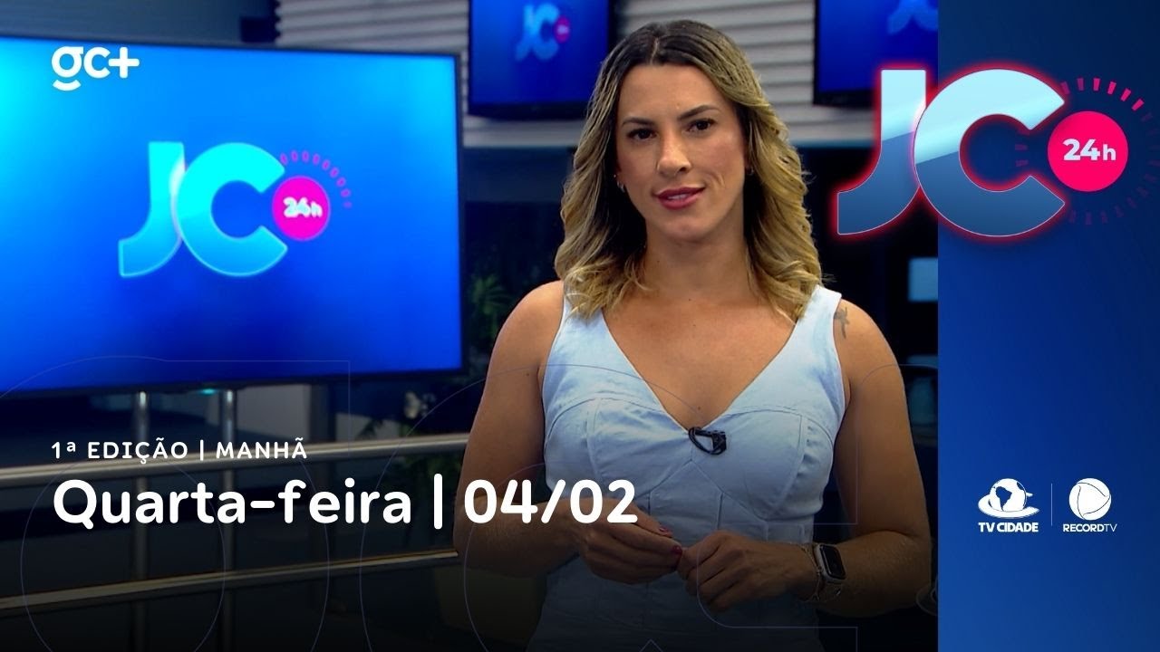 JC 24 horas | 1ª edição | Manhã | 04/02/2026 | Jornal da Cidade
