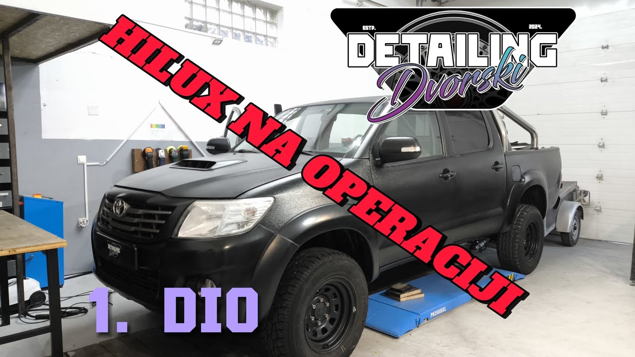 HILUX RASTAVLJEN NA PROSTE DJELOVE RADI CISCENJA | 1. DIO