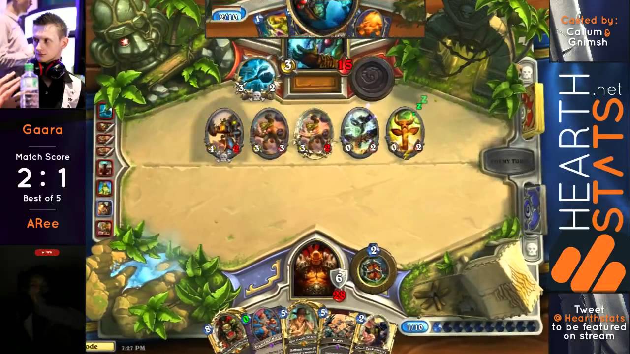 Gaara vs ARee | Semifinals 2 | HearthStats Champions League Season 1