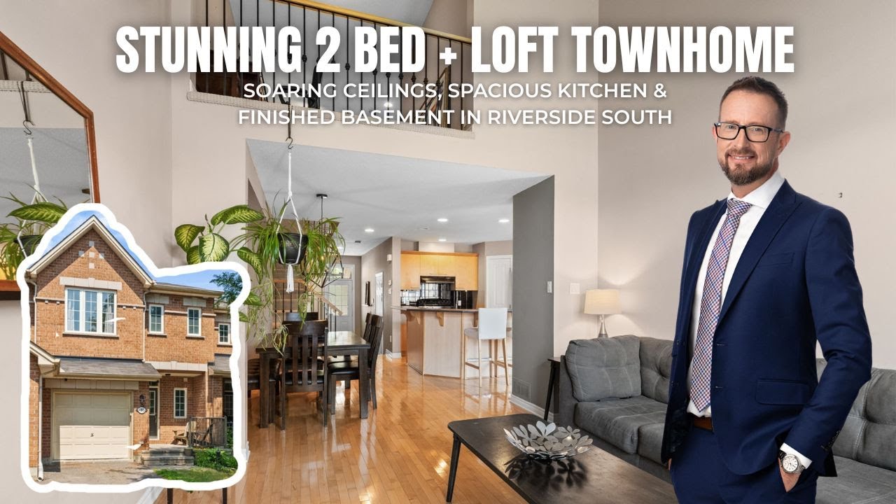 For Sale: Stunning 2 Bed + Loft Townhome in Riverside South | Ottawa Real Estate