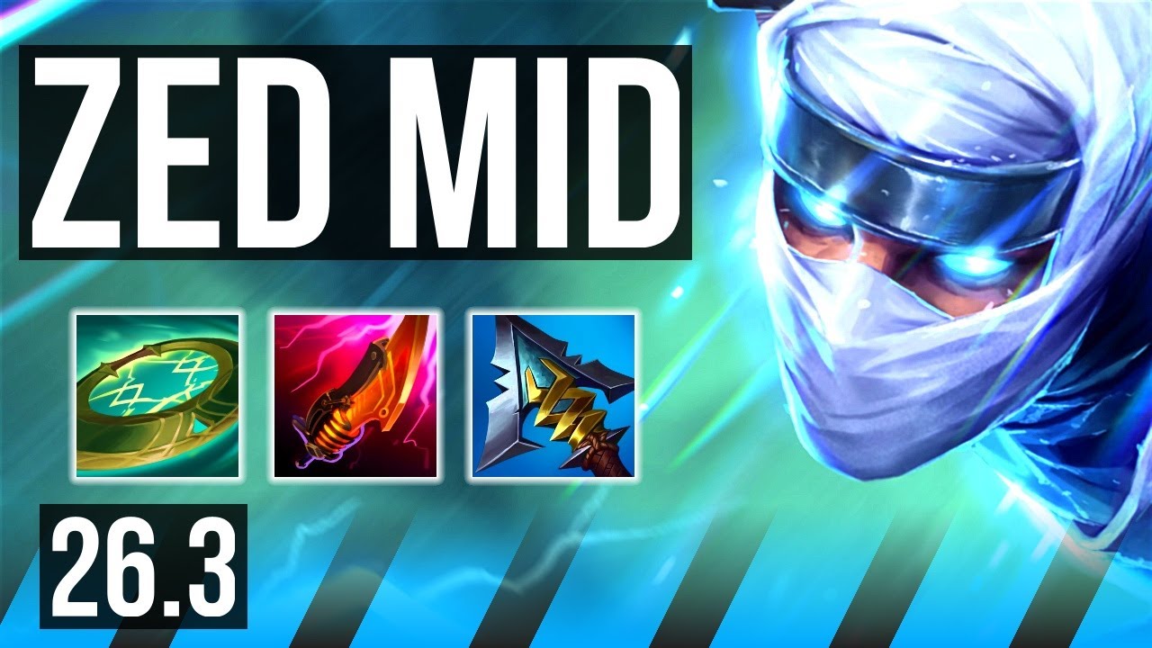 ZED vs MASTER YI (MID) | KR Master | 26.3