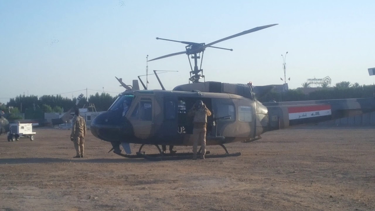 هليكوبتر طارت في كربلاء