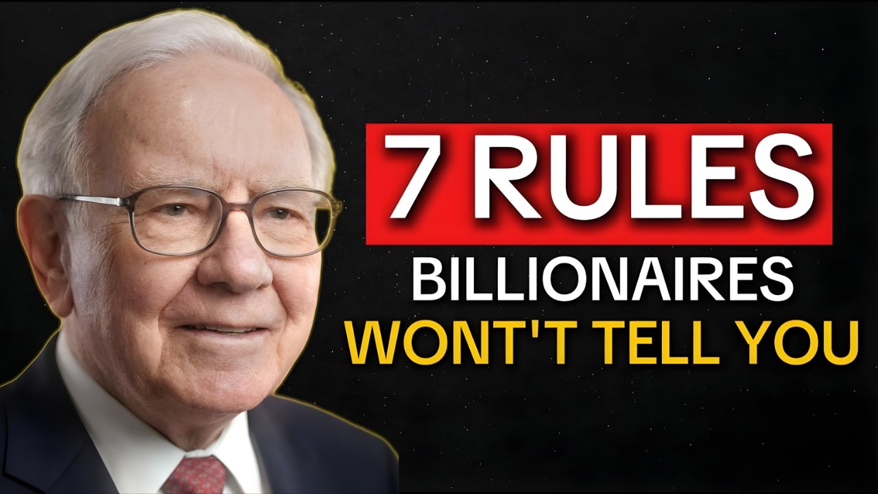 Warren Buffett 7 Rules Billionaires Use in Silence. (The 99% Don't Know)