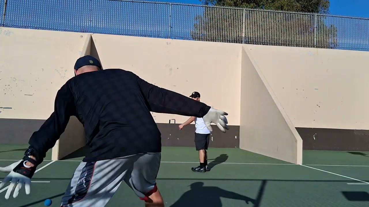 Tiebreaker game 5th Erik vs Gio from New York City Robb Field handball tournament finals