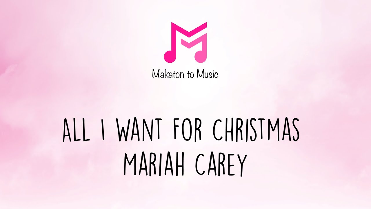 All I Want For Christmas | Mariah Carey | Makaton To Music