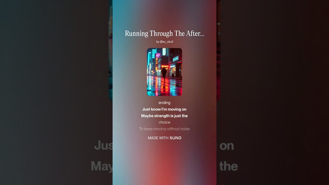 Running Through The Afterhours