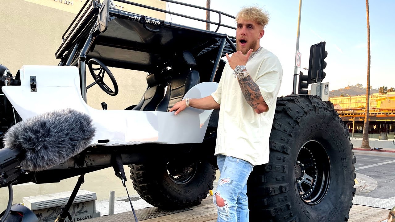 Jake Paul's Monster TRUCKS, RDB Wheels Rolls Royce Ghost.