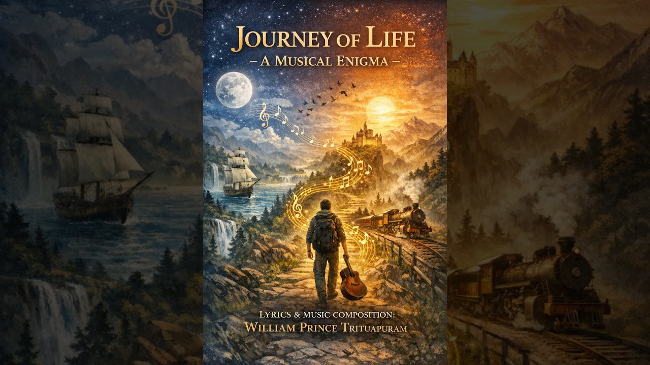 JOURNEY OF LIFE – A MUSICAL ENIGMA:Lyrics & Music Composition: William Prince Trituapuram.