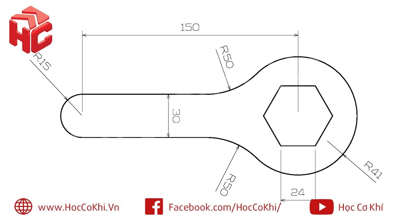 AutoCAD 2D 3D учебное упражнение - урок 1
