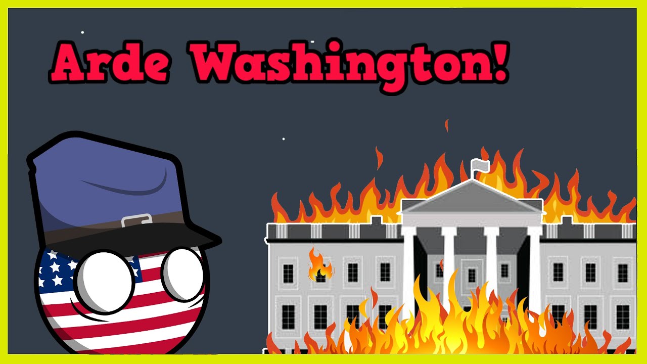 PRENDIERON FUEGO LA CASA BLANCA │  Guerra Reino Unido vs Estados Unidos de 1812 │ HISTORIA con MEMES