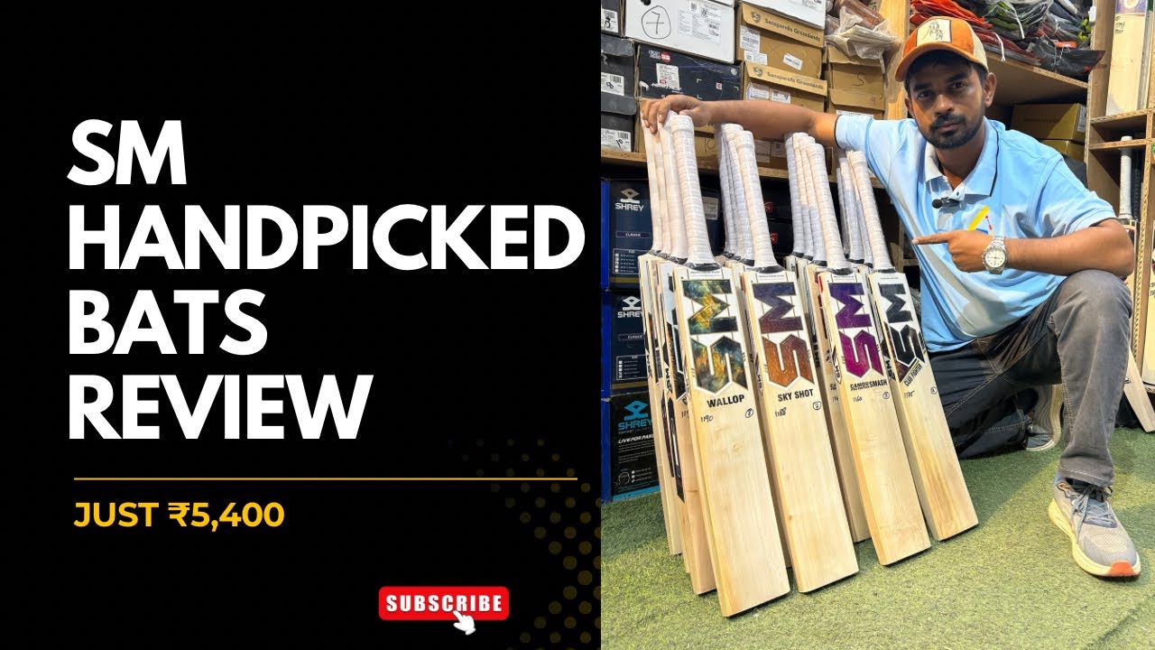 SM Handpicked English Willow Bats Review | Just ₹5,400 | Ai Sports Delhi | +919667010575/9871341741