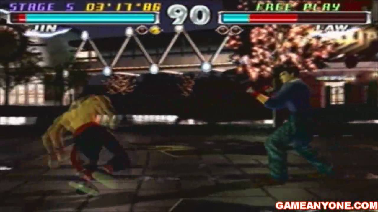 Tekken Tag Tournament - [1-on-1 Mode - HD] - Jin Playthrough