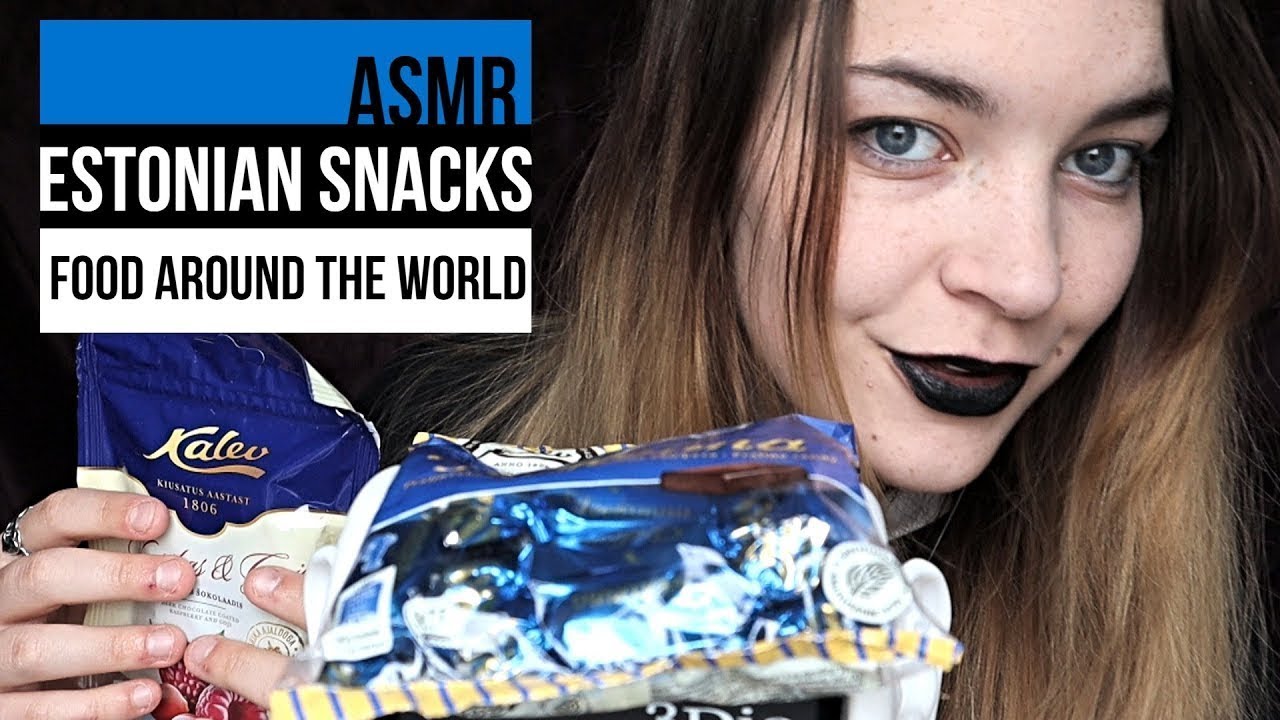 ASMR Food around the World - Estonia [Binaural Crinkling and Mouth Sounds]