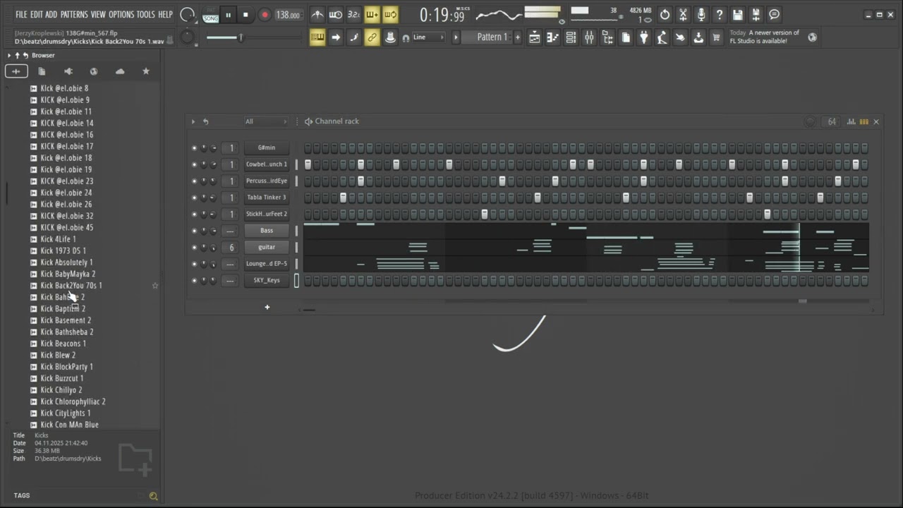Beat (138G#min 567) #2