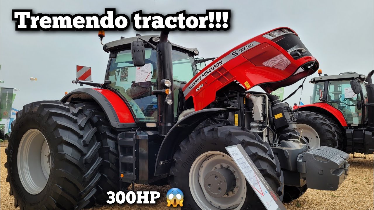 APRENDIENDO sobre el tractor MASSEY FERGUSON S8730, mucha TECNOLOGIA!! en Agroactiva - Mauro Francou
