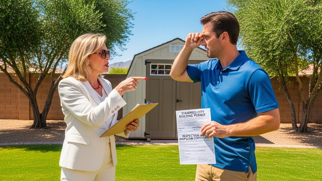 HOA Demanded I Remove My Shed From Yard, Building Permit Proves It's Completely Legal To Have