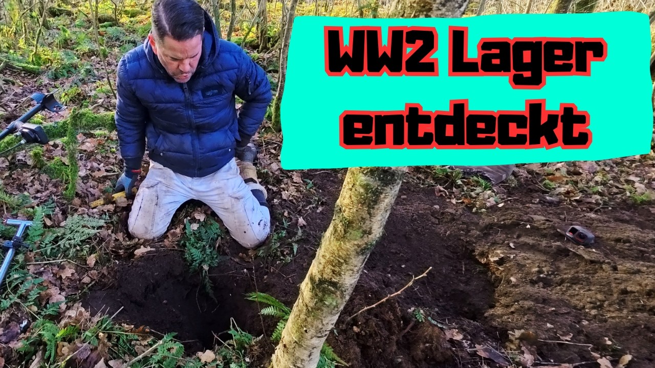 Ist unter mir ein Lager aus dem zweiten Weltkrieg? - Geschichte mit dem Metalldetektor erleben!