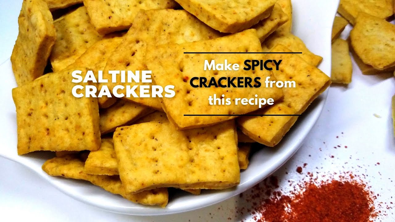 I turned this SALTED CRACKERS recipe into these Spicy Saltine Crackers | Salt Cookies #saltysnacks