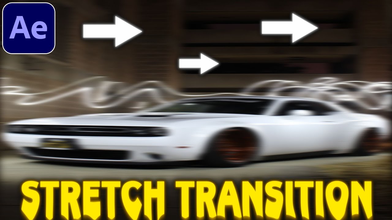 Smooth Stretch Transition Tutorial in After Effects | No Plugins