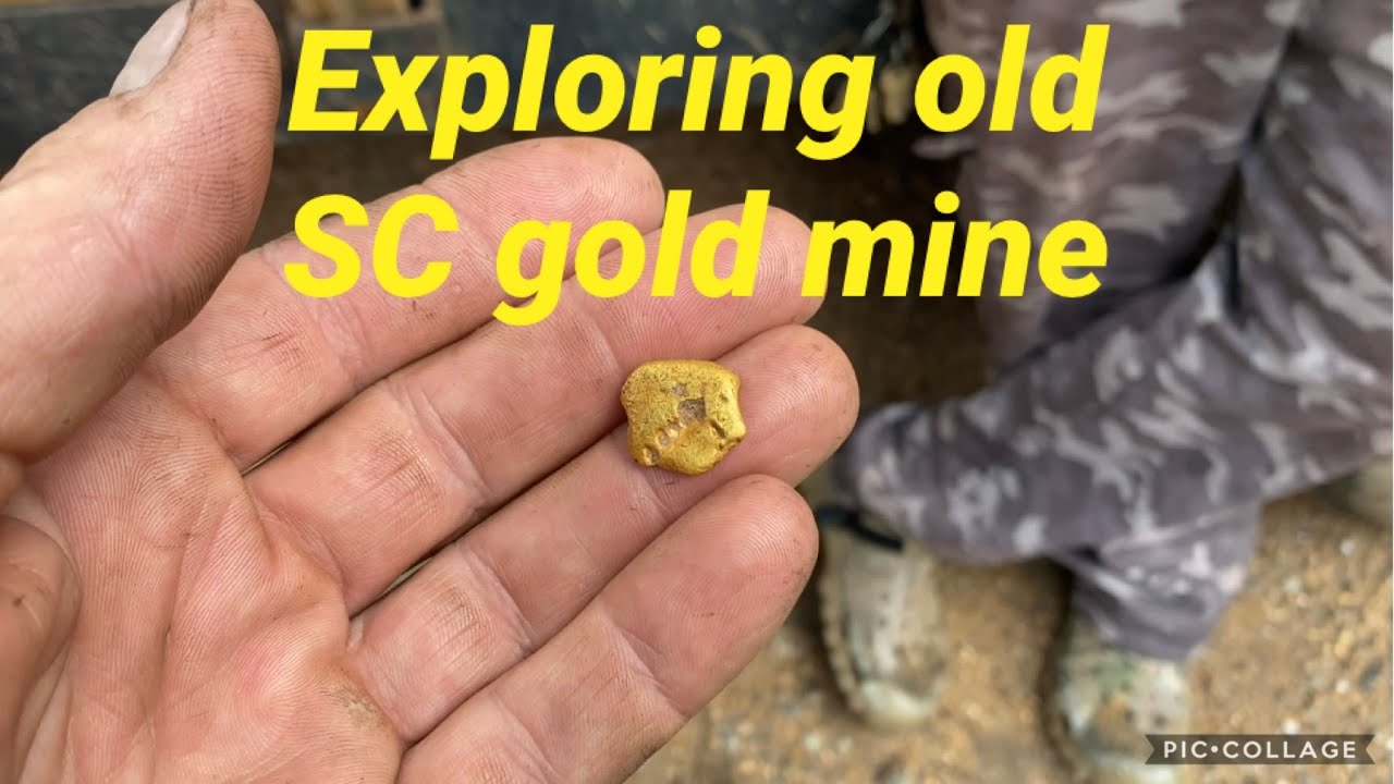 Exploring old SC gold mine #gold