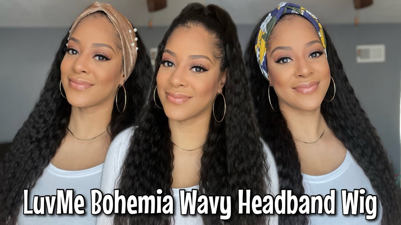 LuvMe Hair Bohemia Curly Headband Wig | How To Wear As A Half Wig