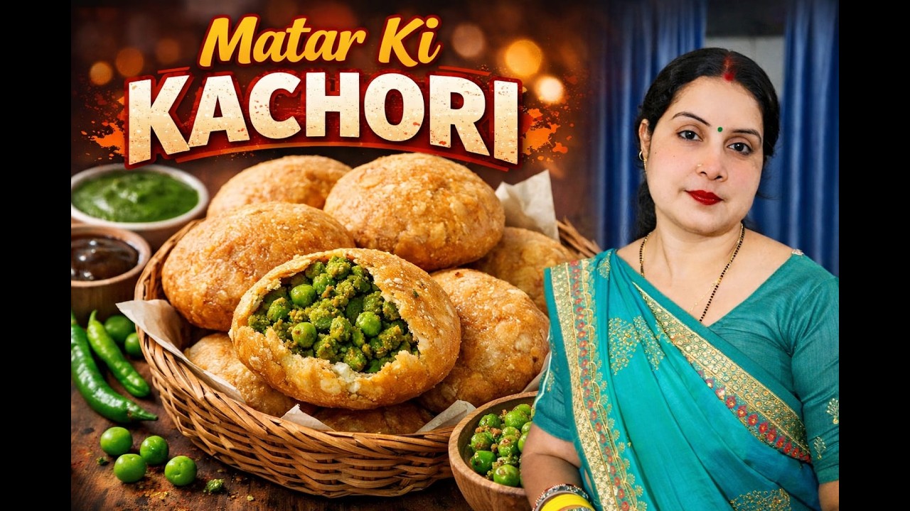 MATAR KI KACHORI || मटर की कचौरी रेसिपी || #matarkachori || @Siddeshwarikitchen