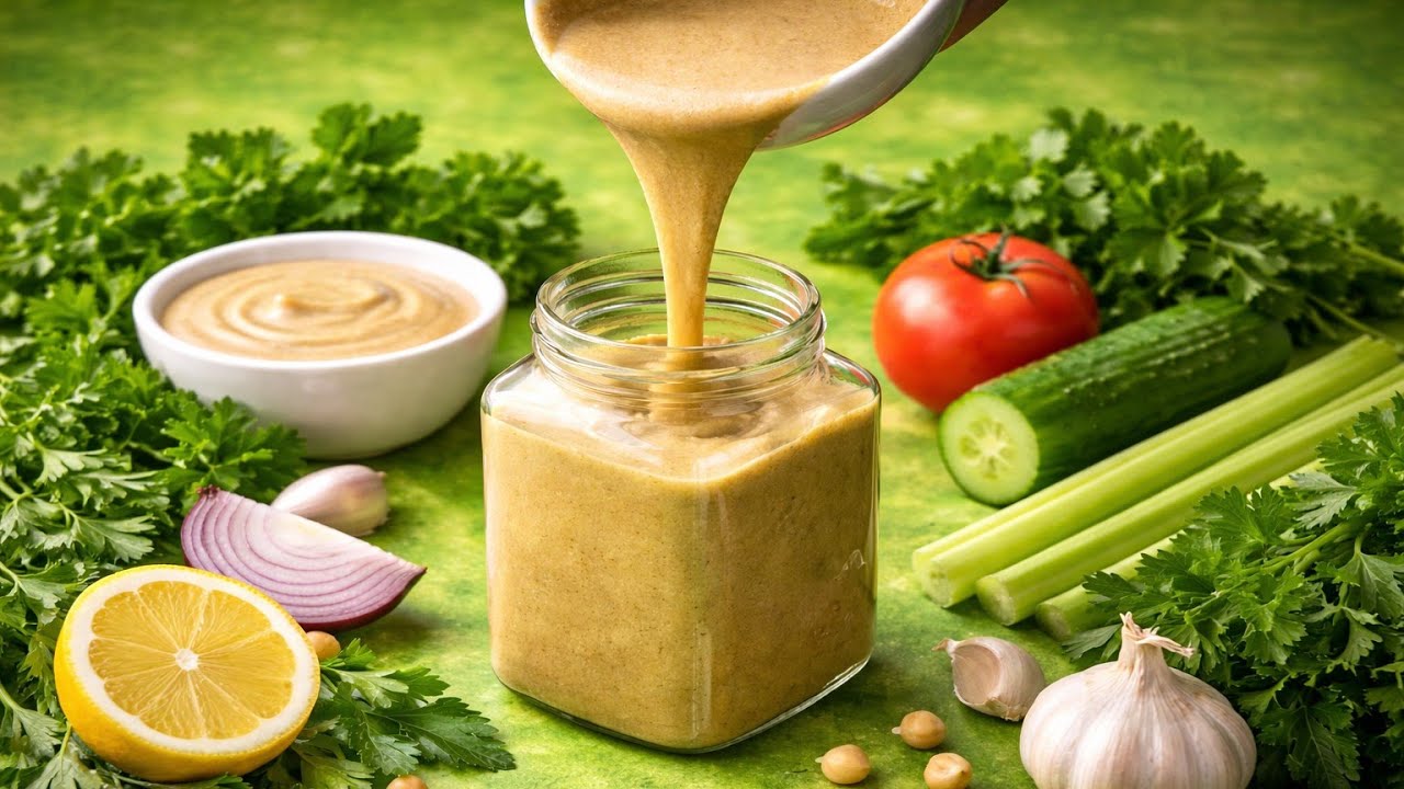 اعملي الطحينة في البيت بطعم المحلات استعدادًا لرمضان |   Tahini Like Store-Bought for Ramadan | 