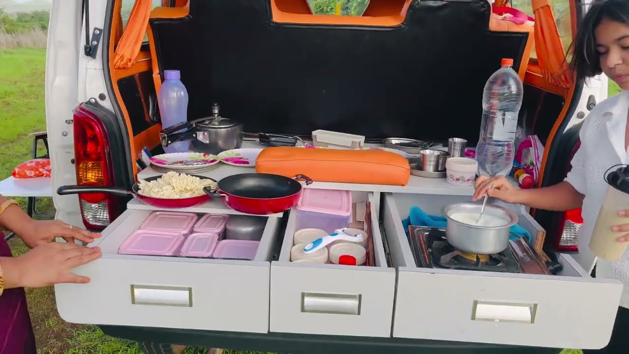 New Camping Van , Eeco Camper New, Caravan new , कॅरावॅन बनाने का पुरा खर्च, कॅराव्हन कैसे बनाये,