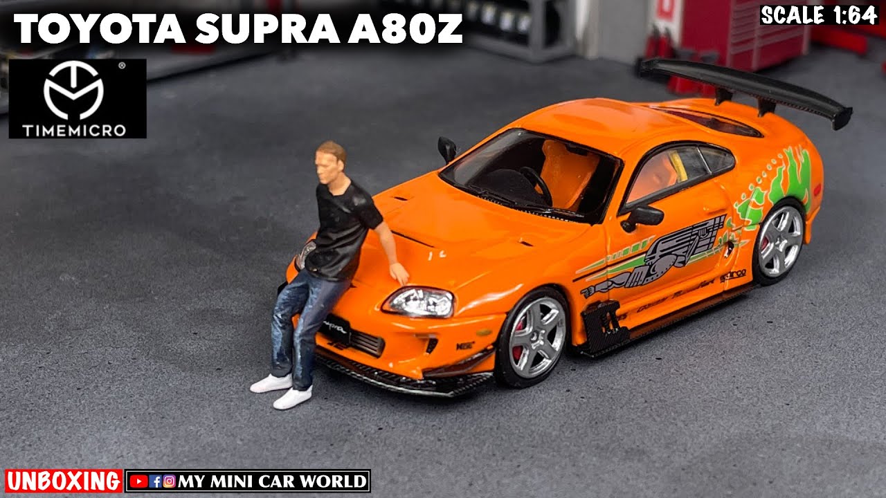 『MY MINI CAR WORLD』UNBOXING TIME MICRO 1/64 TOYOTA SUPRA A80Z