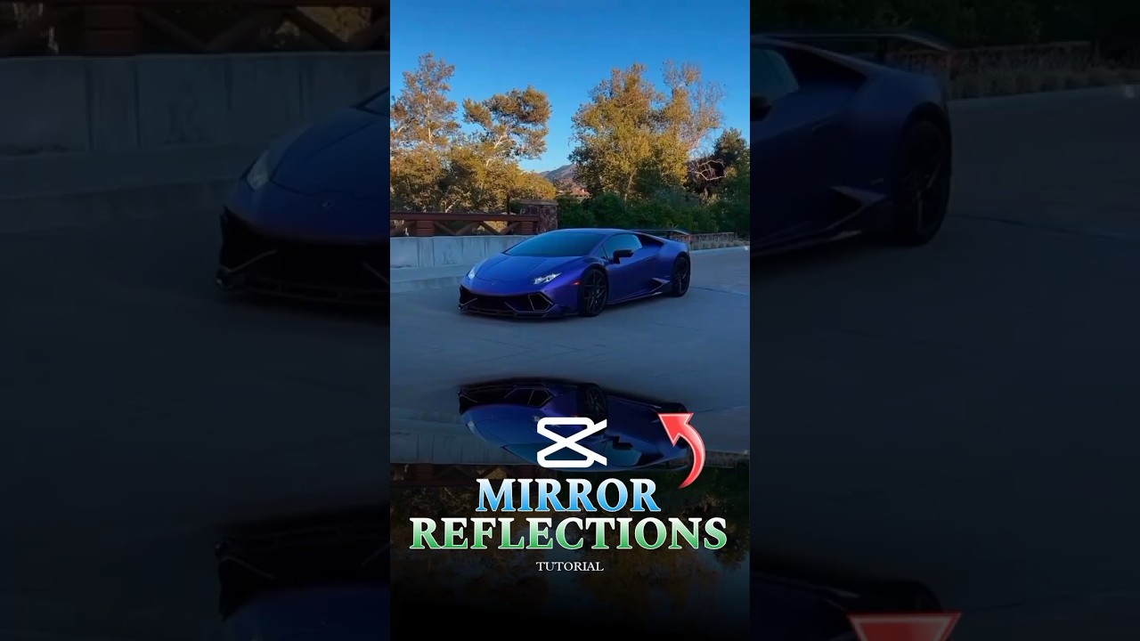 MIRROR REFLECTION TUTORIAL | CAPCUT EDITING TUTORIAL | #shorts #tutorial #edit #viral