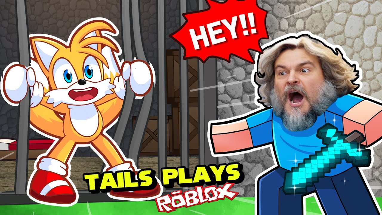 🦊 ESCAPE STEVE'S PRISON! [SCARY OBBY] | Tails Plays Roblox Escape Steve's Prison Run
