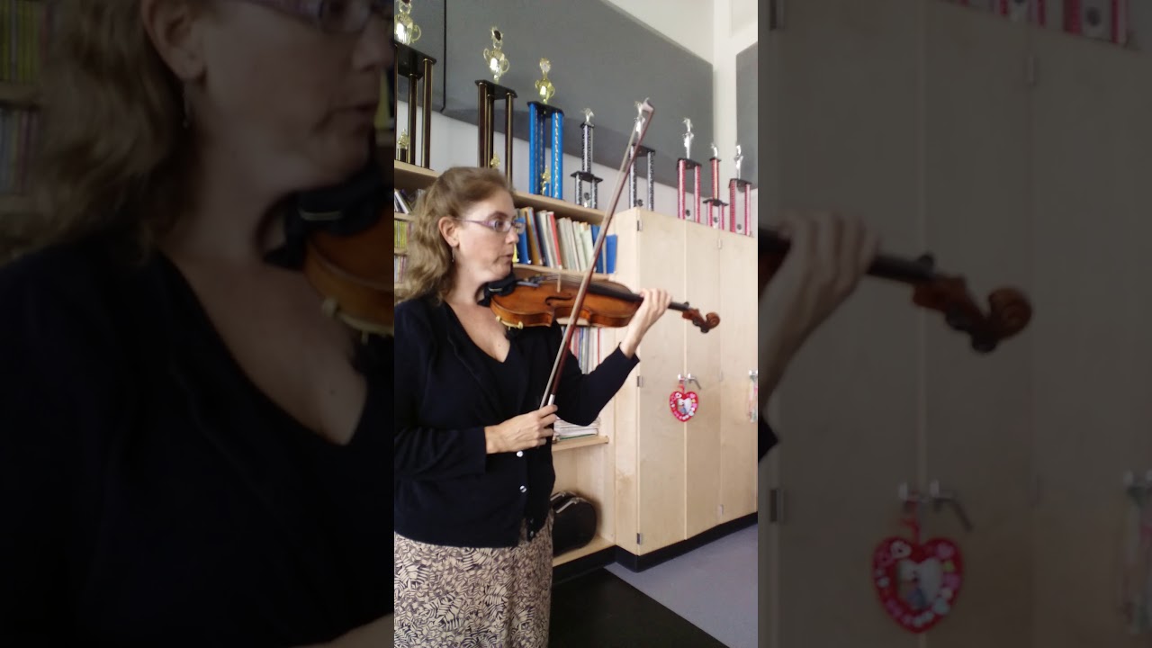 2nd violin, practice video, 1st mvt,St. Paul's Suite by Holst, movement 1 : Jig
