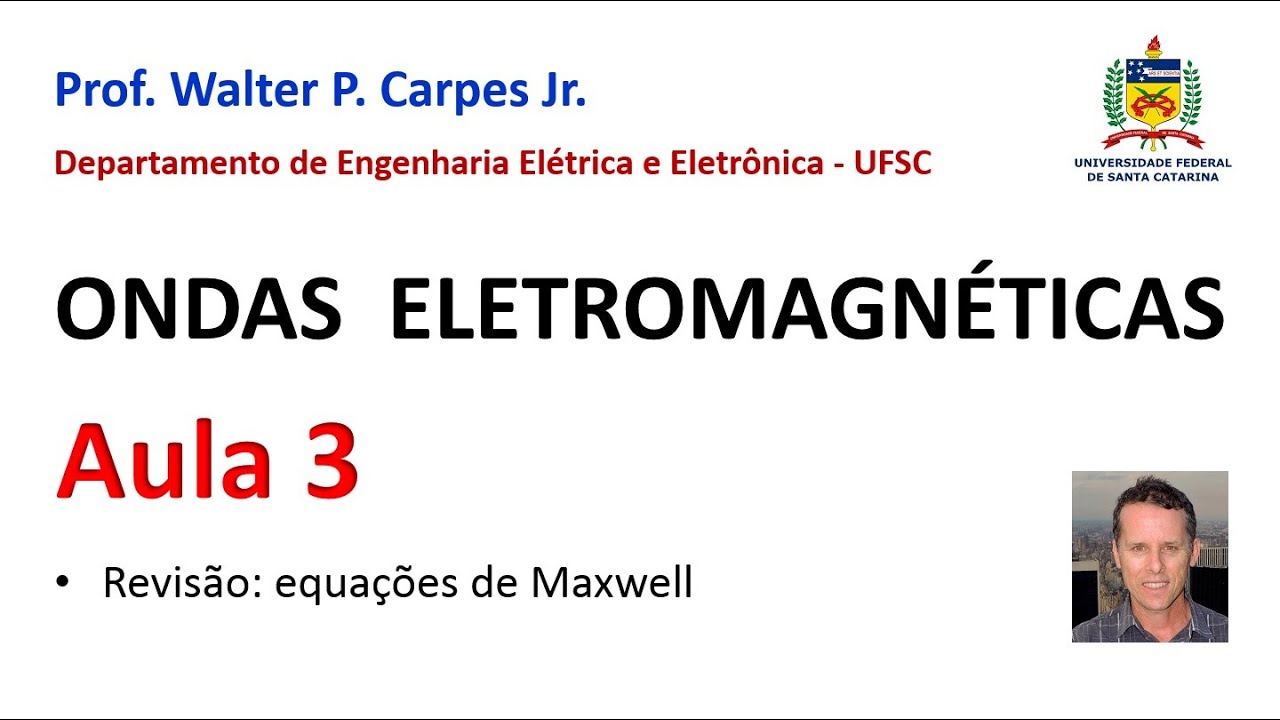 Aula 3: As equações de Maxwell e as relações constitutivas