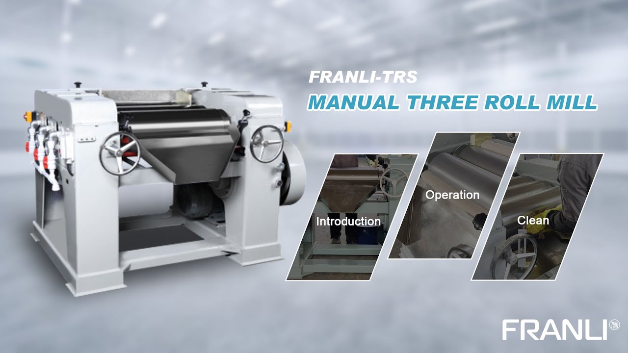 TRS Manual three roll mill