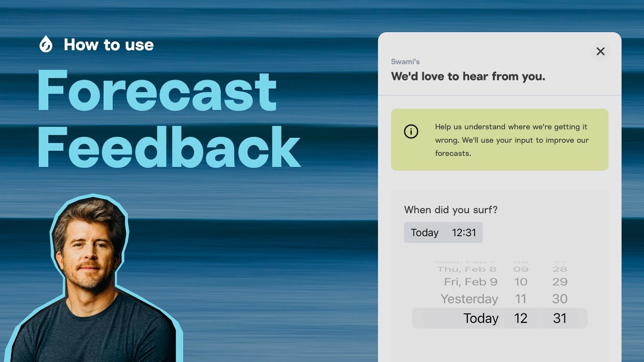 How to Provide Feedback on the Surfline Forecast