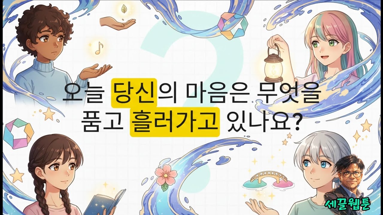 세끌웹툰26-003ㅣ오늘 당신의 마음은 무엇을 품고 흘러가고 있나요?