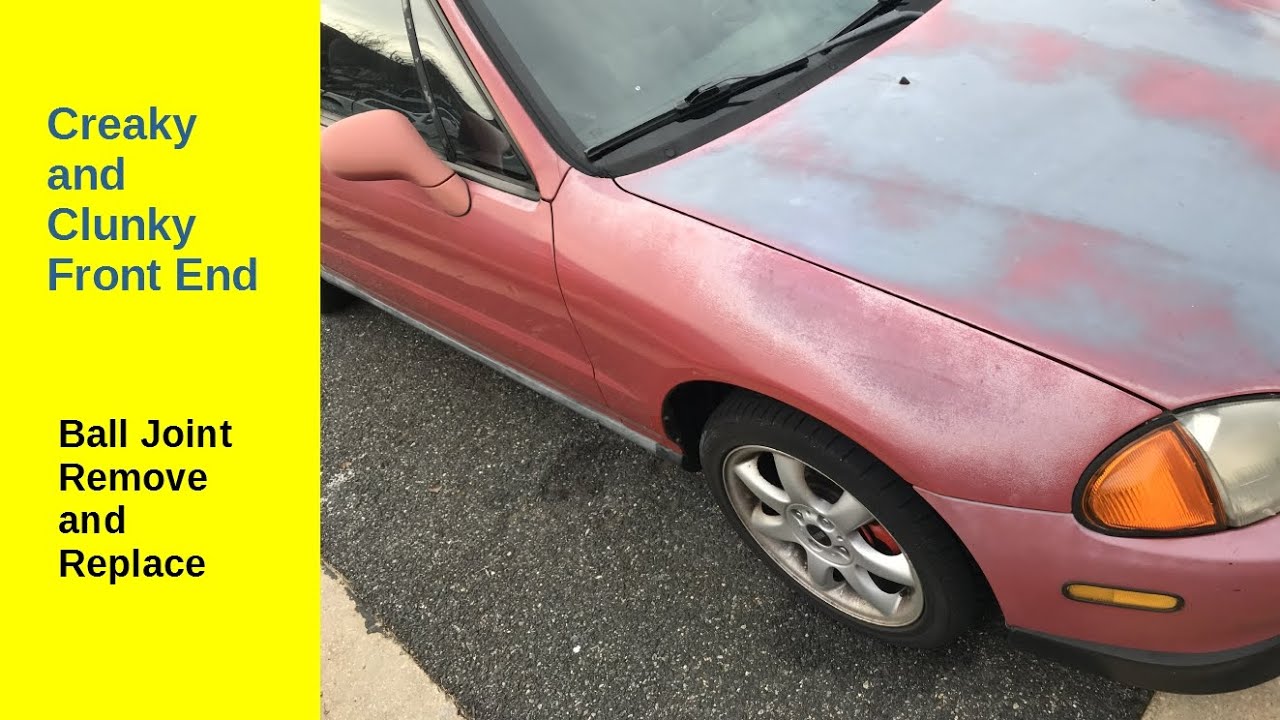 Снятие и замена шарового шарнира Honda Del Sol