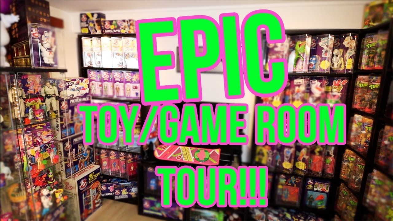 Epic Toy Room Tour! - Ghostbusters, TMNT, MOTU, Thundercats, Gijoe ... Behind The Collector #5