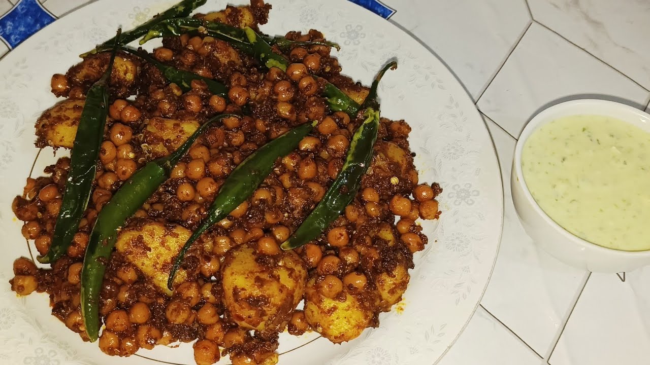 Rawalpindi Ky Famous Masala Chanay| Fry Masala Chanay Recipe
