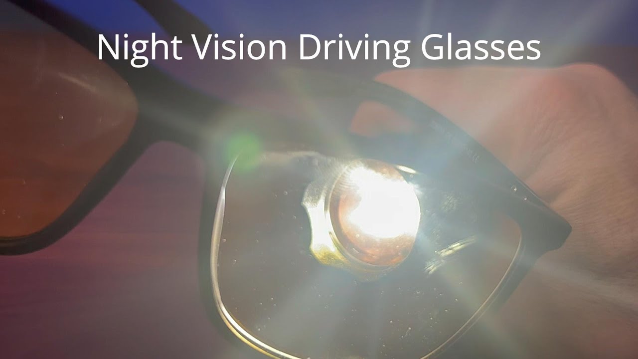 Demonstration of the glare reduction these Polarized Night Vision Driving Glasses offer *REVIEW*