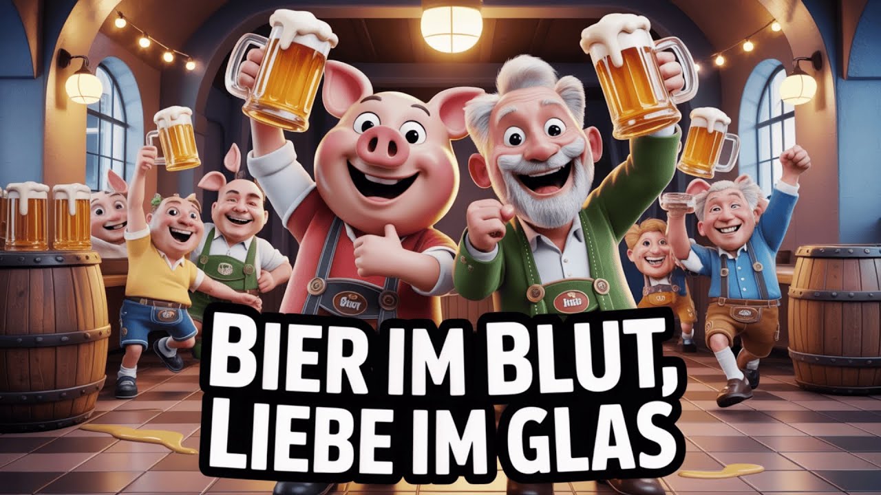 Bier im Blut, Liebe im Glas &ndash; Deutscher Schlager Party Hit 2025 | Bier Schlager Mix