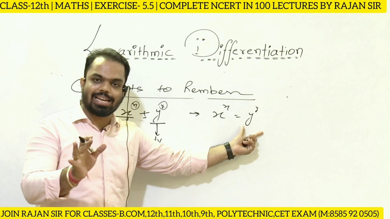 Exercise 5.5 class 12 Maths