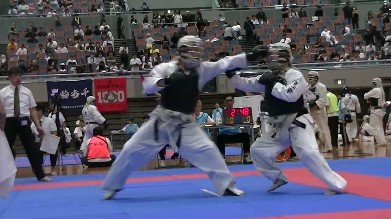 2025 全日本拳法男子個人選手権大会 Cコート1回戦 第4試合 村山 孝平（第11普通科連隊）VS林 駿真（青山学院大学）@nipponkenpo